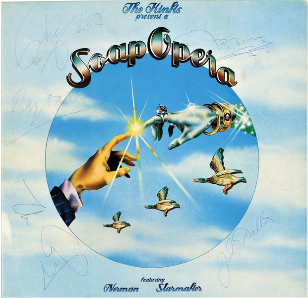 The Kinks Group Signed “Soap Opera” Album Record (5 Sigs) (ACOA Authentication)